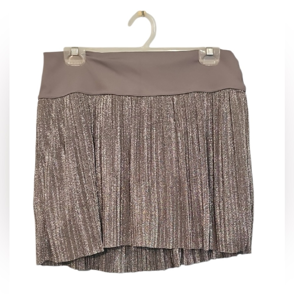 💚 Aerie Elegant Gray Pleated Skort, Size XL